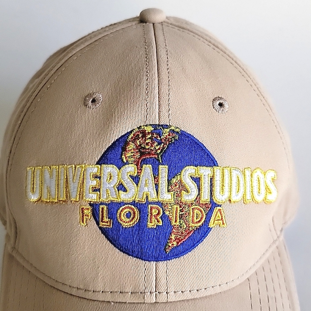 Universal Studios Florida Khaki Baseball Cap With… - image 2